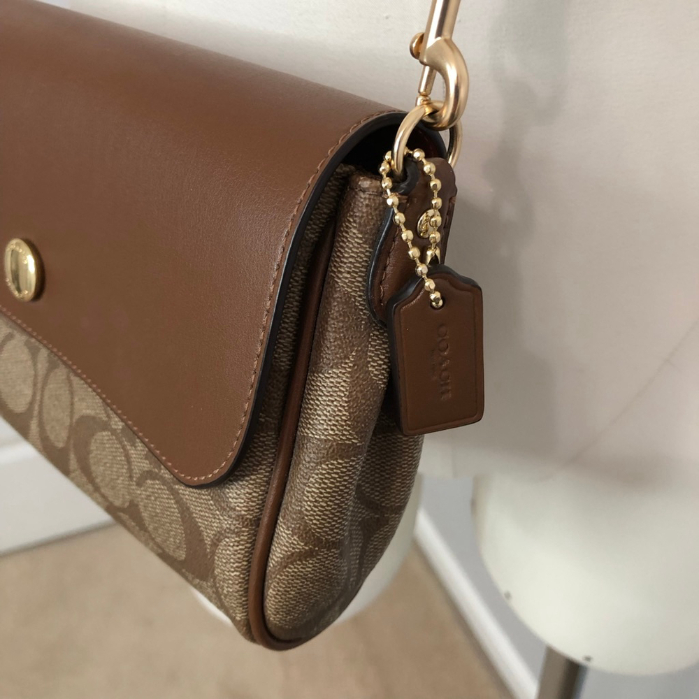 Coach Signature Coated Canvas Reversible Crossbody Bag - Picture 9 of 14